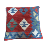 Housse de coussin kilim (motif géométrique)