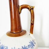 Vase, cruche Saint Uze en faïence "terre d'acier"