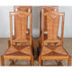 Suite de 6 chaises dans le goût de Charles Dudouyt, 1950