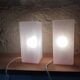 Duo de lampes IKEA GRONO – Rose clair – Design scandinave
