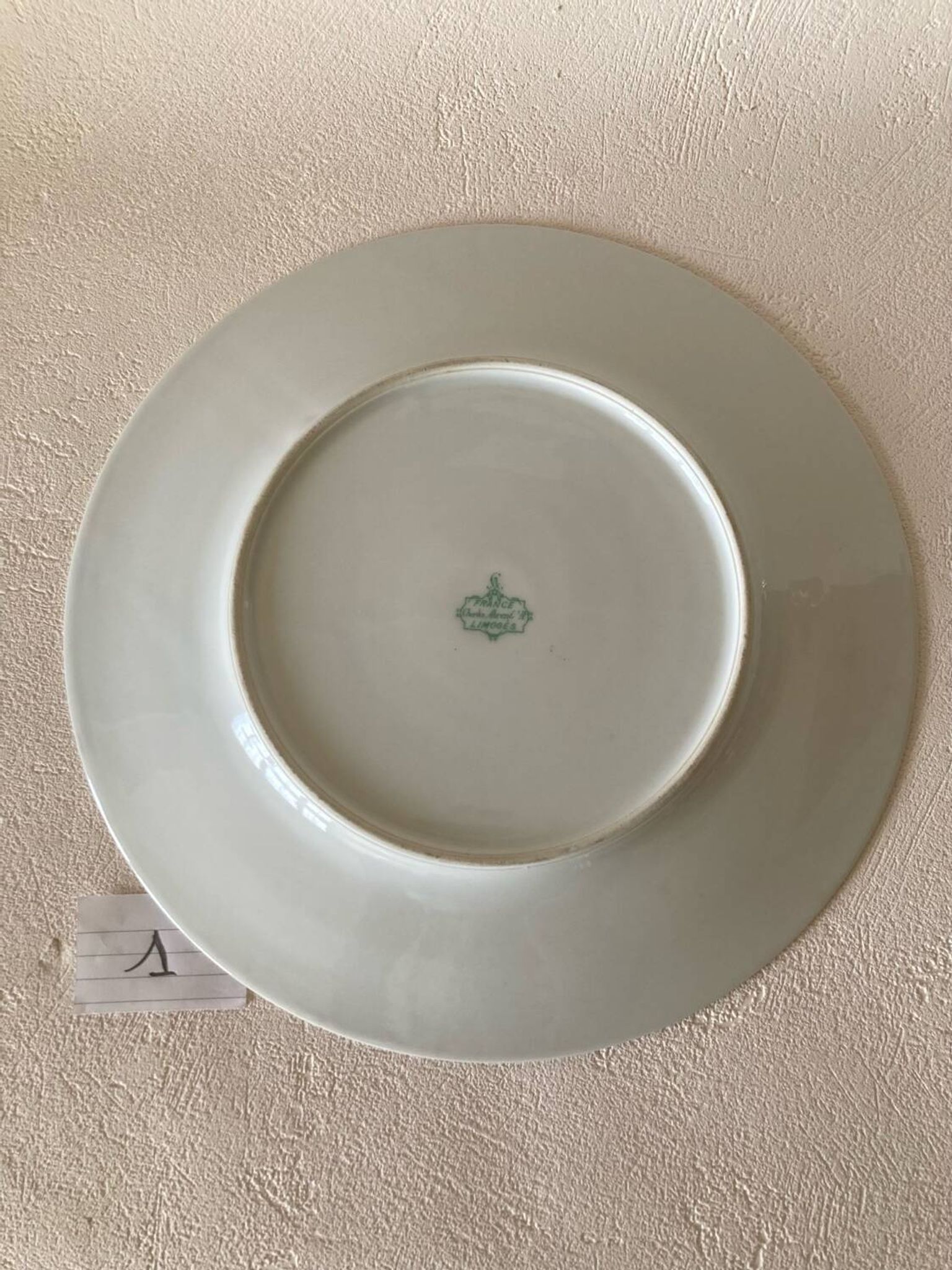 2 Large Presentation Plates “Tree of India” Decor Charles Ahrenfeldt