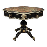 Boulle marquetry violin-shaped table, Napoleon III period – Mid 19th century