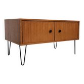 Enfilade vintage MDK en teck, Belgique, années 1960