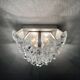 Set of 2 Austrian Ice Glass Wall Lamps by J.T. Kalmar