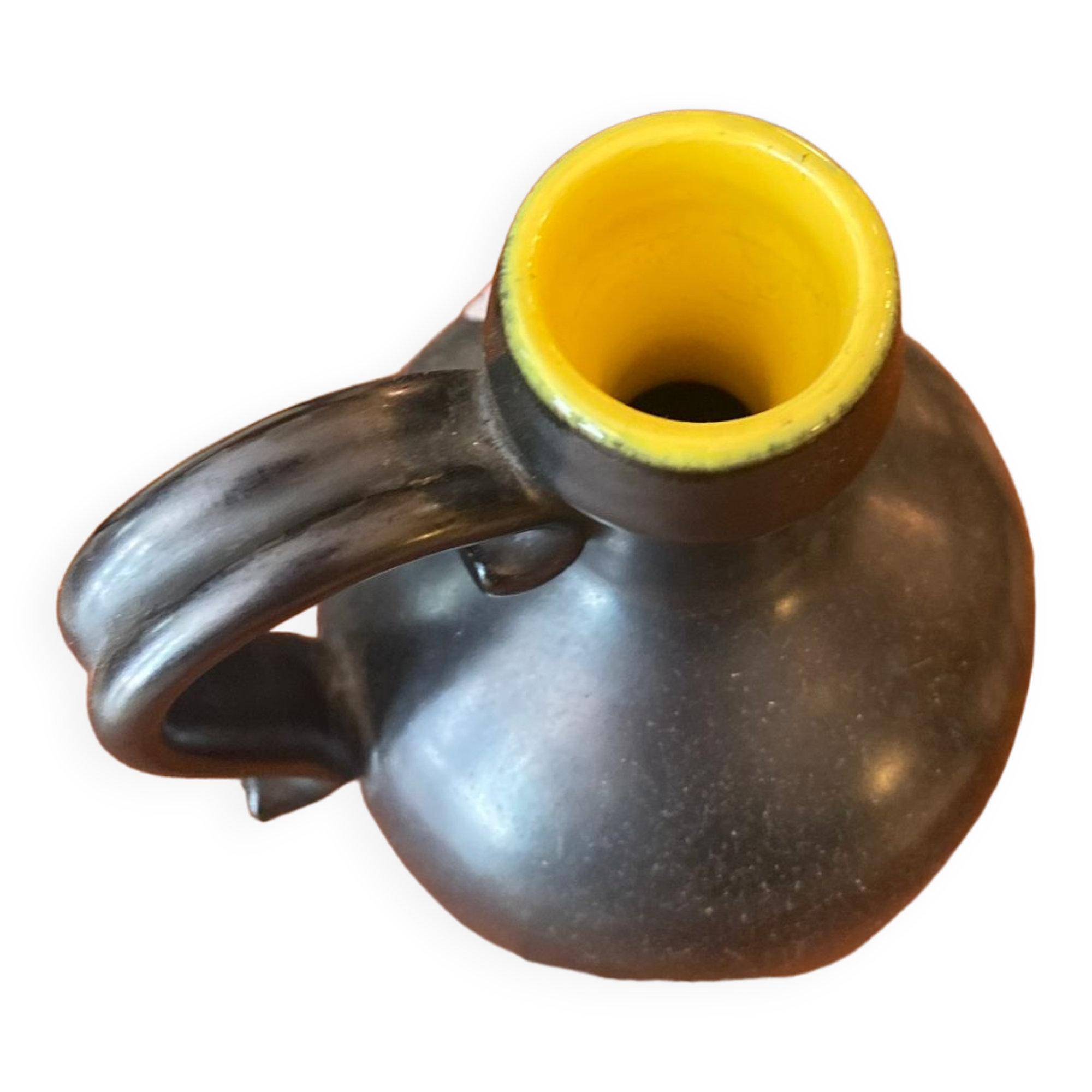 Two-tone ceramic bottle