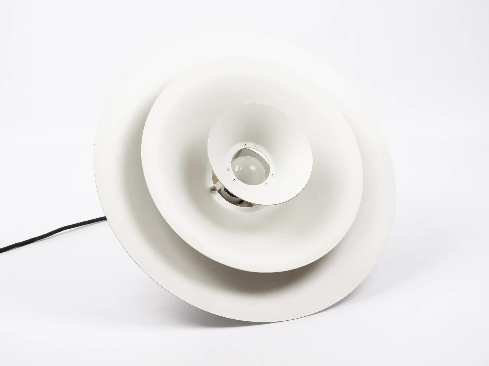 Danish vintage Radius pendant lamp by Erik Balslev, Fog og Morup, 1977