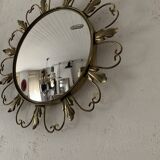 Round vintage witch mirror