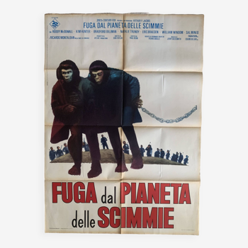 Fuga dal Pianeta delle Scimmie - original Italian poster - 1971