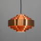 Copper Pendant by Jo Hammerborg for Fog & Morup, 1960s