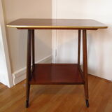 Table desserte TV sur roulettes (70's)