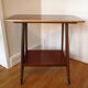 Table desserte TV sur roulettes (70's)