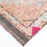 3x11 turkish vintage runner rug, 3x11 herki runner, hallway kitchen rug, 330x83cm