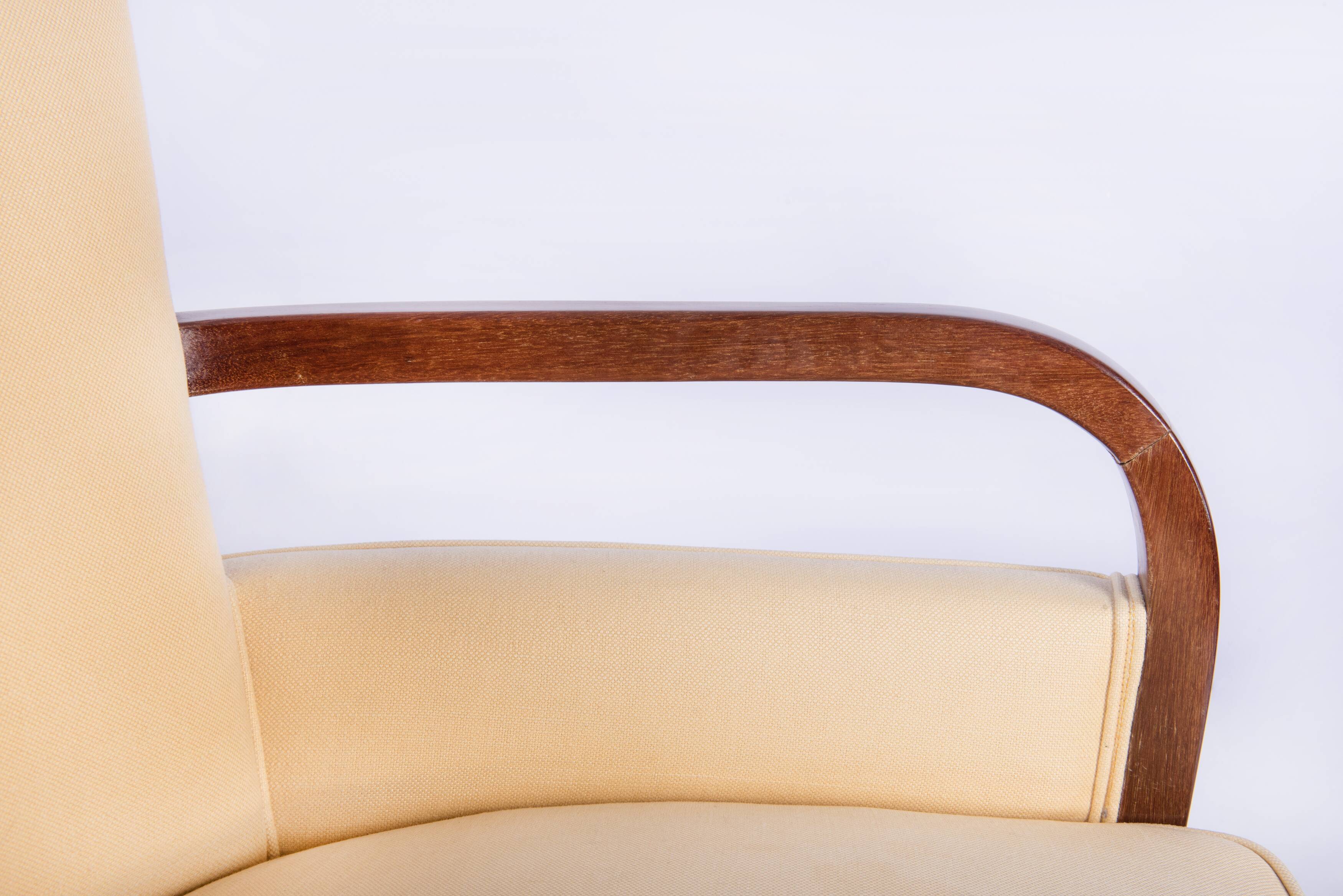 Set of armchairs and Ottoman art-deco