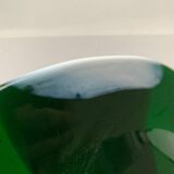 Artistic vintage German glass bowl plate by Hans Jürgen Richartz for Mathildenhütte, Solingen.