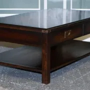 Vintage Military Coffee Table in Brass
