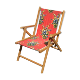 Chaise pliante vintage années 60