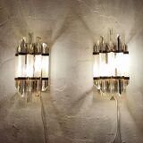 Appliques "Venini" of Murano glass. Italy 1980s.