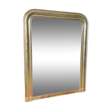 Miroir époque Louis Philippe à la feuille d’or