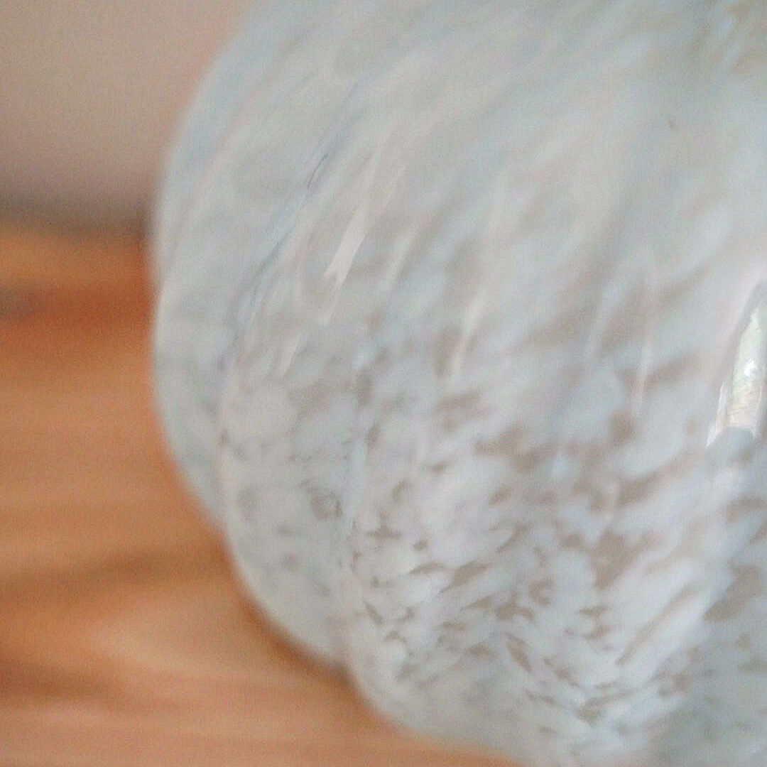 Blue Clichy glass wall light