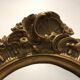 Baroque oval mirror 44 x 60cm