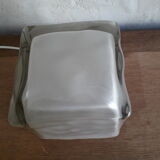 Ikea lamp ice cube frosted glass vintage