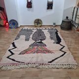 Mrirt handmade wool Berber rug 250 X 150 CM