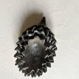 Scandinavian figurine - metal hedgehog ashtray, Walter Bosse 1950