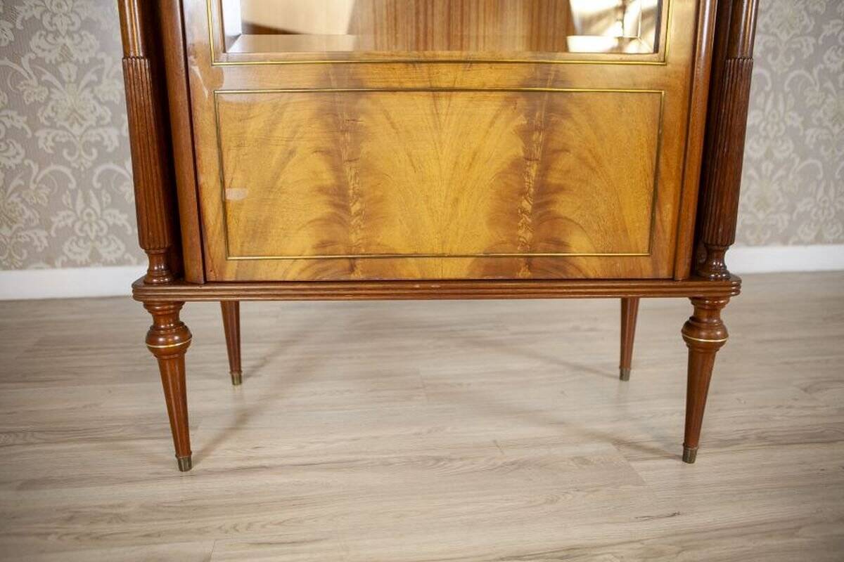 Mid-Century Modern Mahogany Display Cabinet