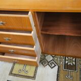 Vintage 1960s 4-drawer, 1-door cabinet