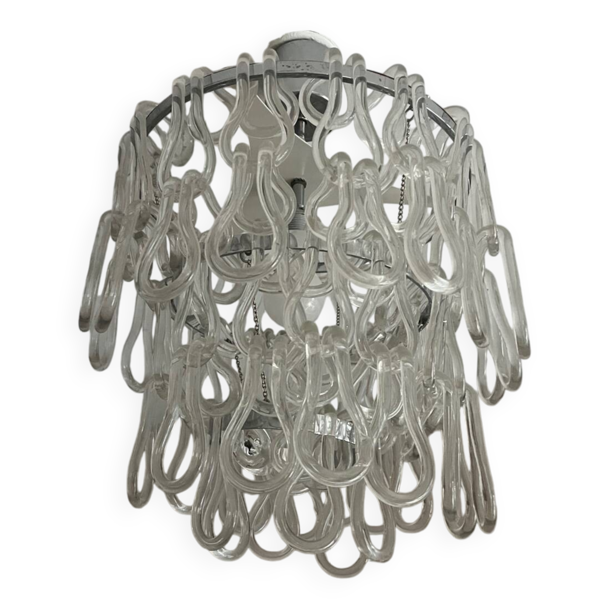 Italian design chandelier 1970