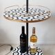 Lampadaire vintage tripode relooké