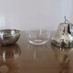 “Pear” sugar bowl in silver metal from the 70s
