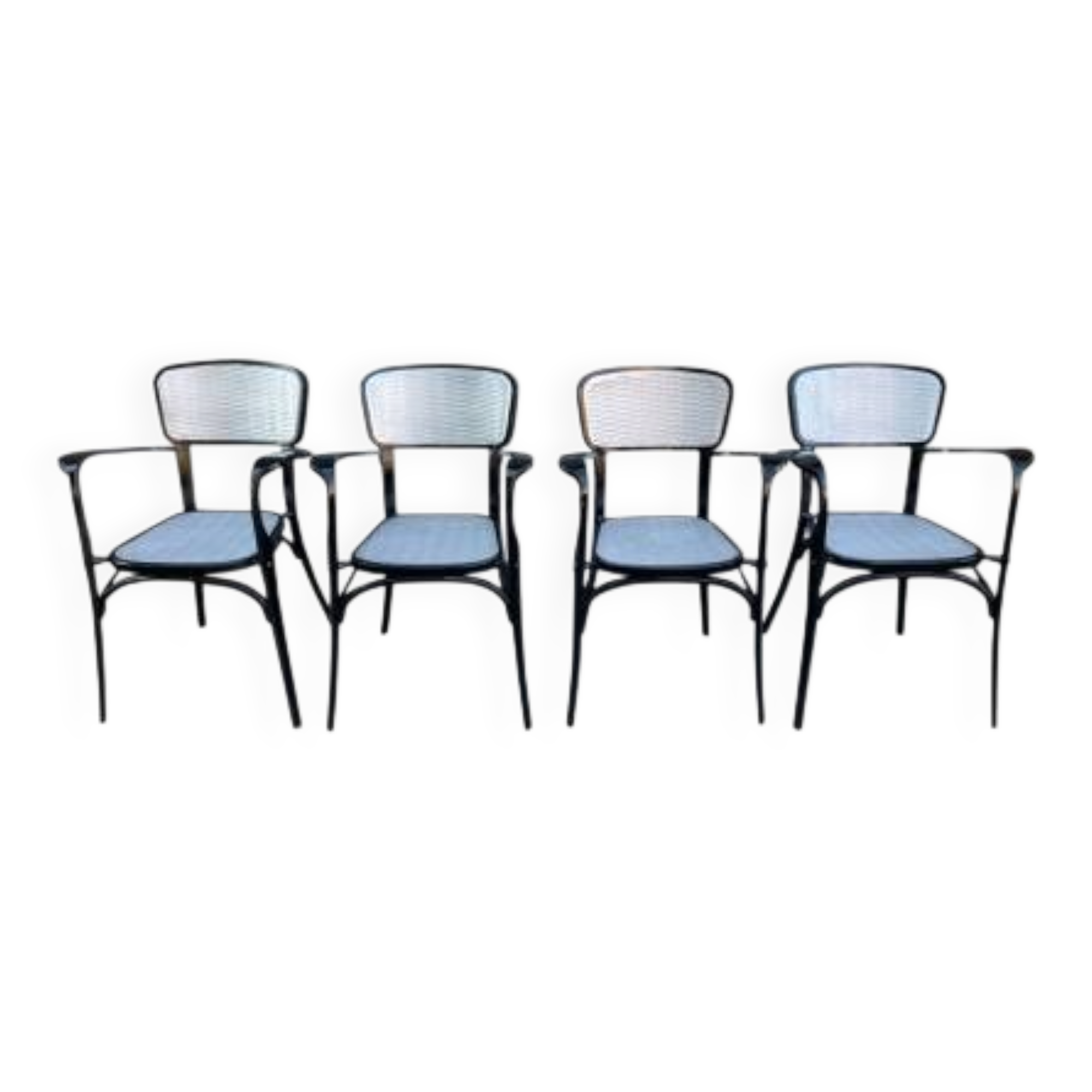 Ensemble de 4 chaises/fauteuils