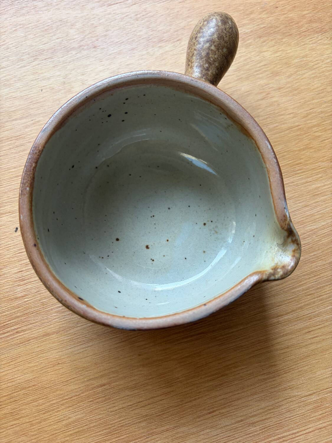 Vintage stoneware sauce ramekin