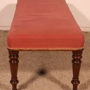 banquette en acajou du 19° siècle - Angleterre