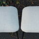 Four chairs by Colette Gueden reupholstered from the 1950s/60s.
