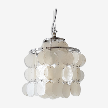 Lustre vintage en nacre 1970