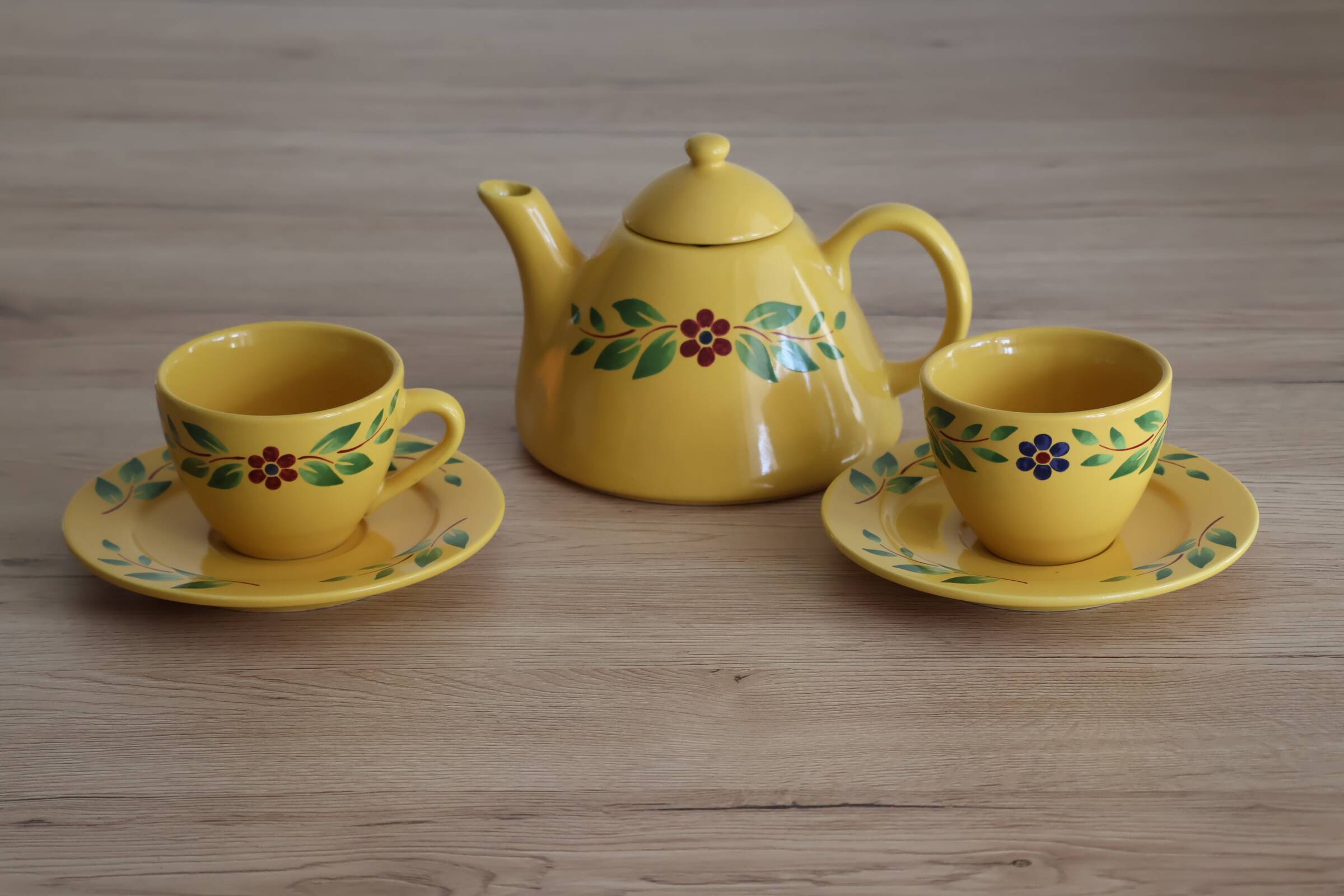 Service à café ou thé suédois pour deux Christineholm années 70