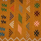 Tapis berbère moutarde haut atlas 170x70cm