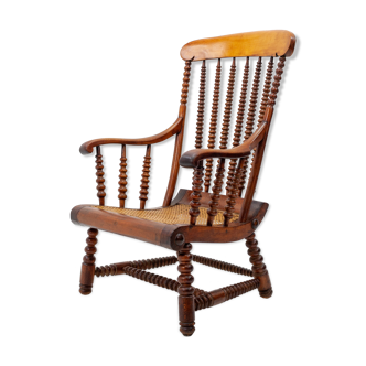 Antique English Bobbin Chair