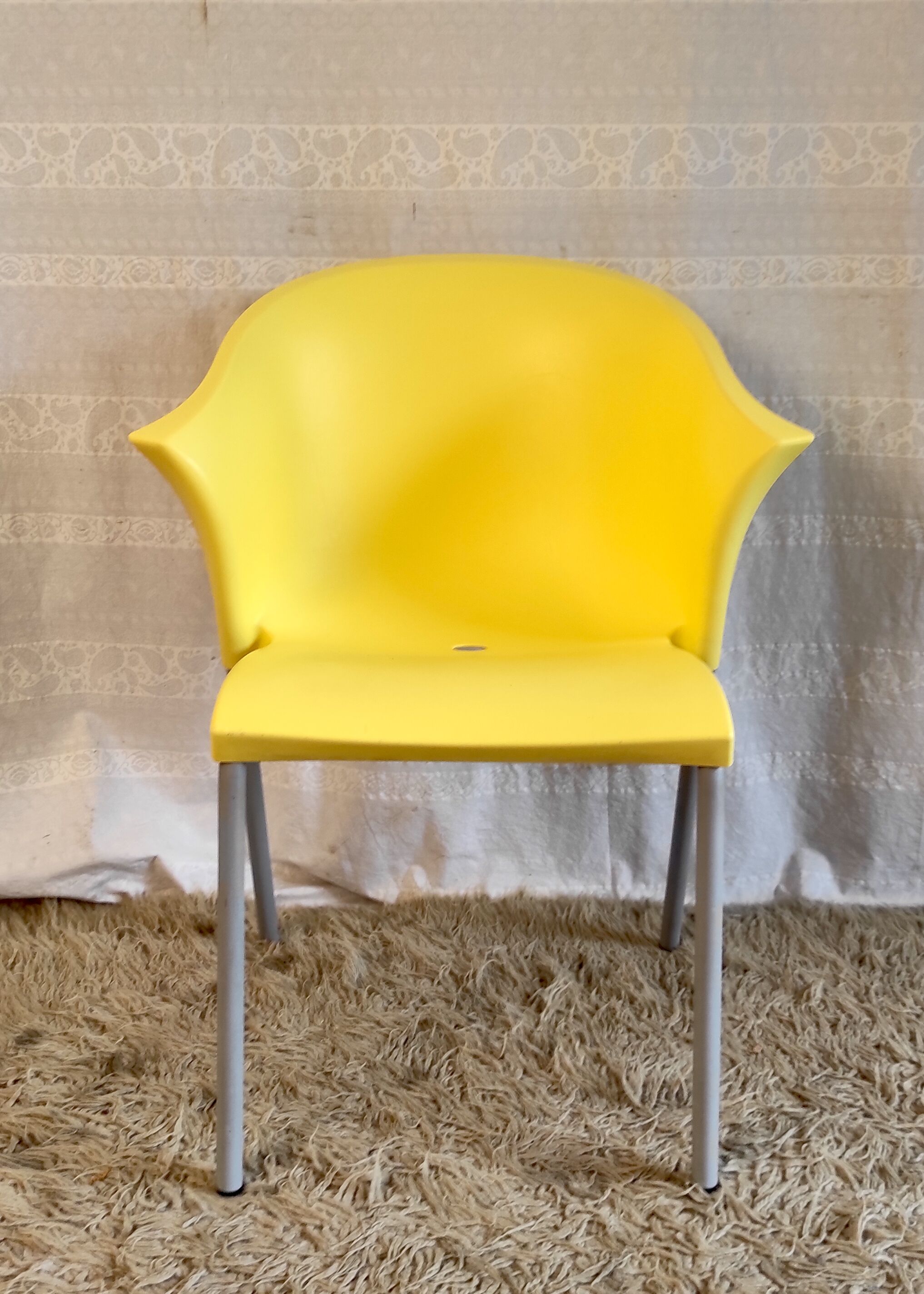 Yellow chair "blablabla" by Marc Maran for Parri A.&CO, end XXth