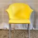 Yellow chair "blablabla" by Marc Maran for Parri A.&CO, end XXth