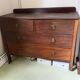 Solid mahogany chest of drawers with 4 drawers