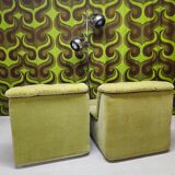 "1970s design armchair pair"