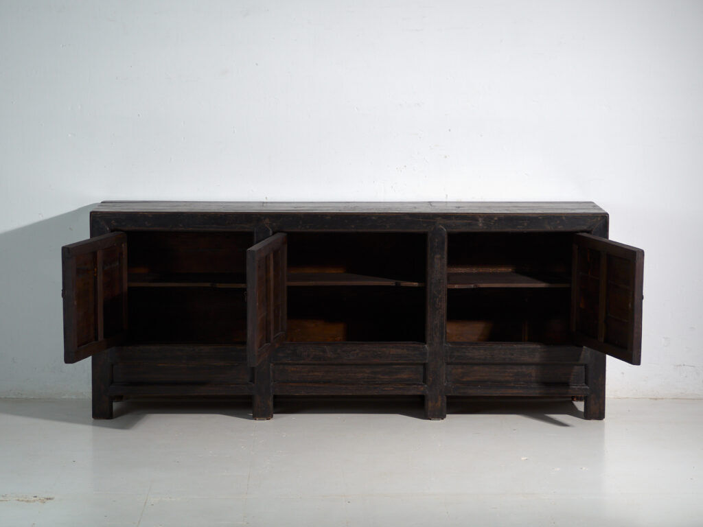 Antique buffet painted in elm wood – China, circa 1930