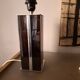 Pied de lampe années 70'S en plexi et chrome