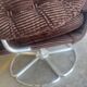 Fauteuil marron/monoplace/chaise longue vintage