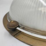 Holophane glass ceiling light