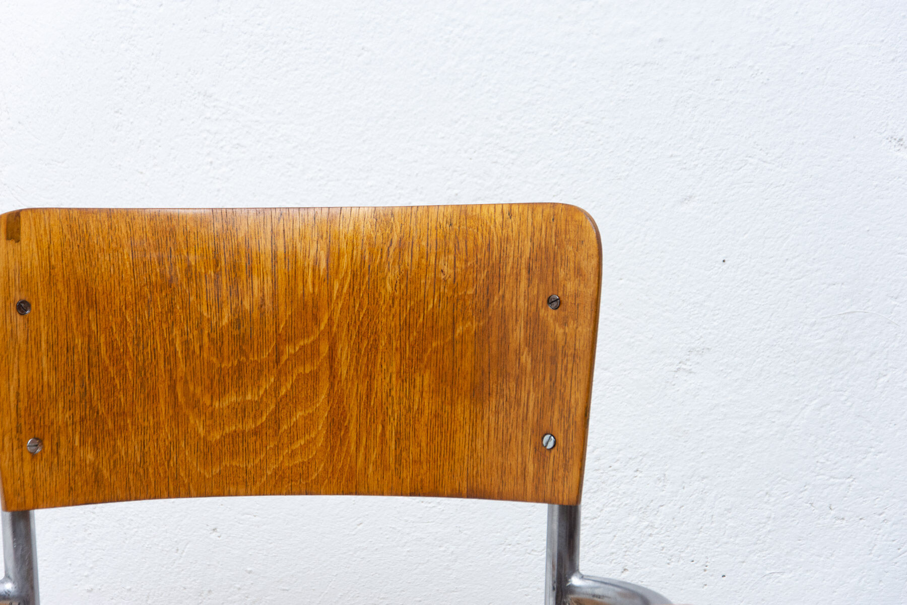 Modernist B43F tubular desk chair by Mart Stam, 1950s