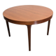 Scandinavian extendable teak round table from the 60s/70s.